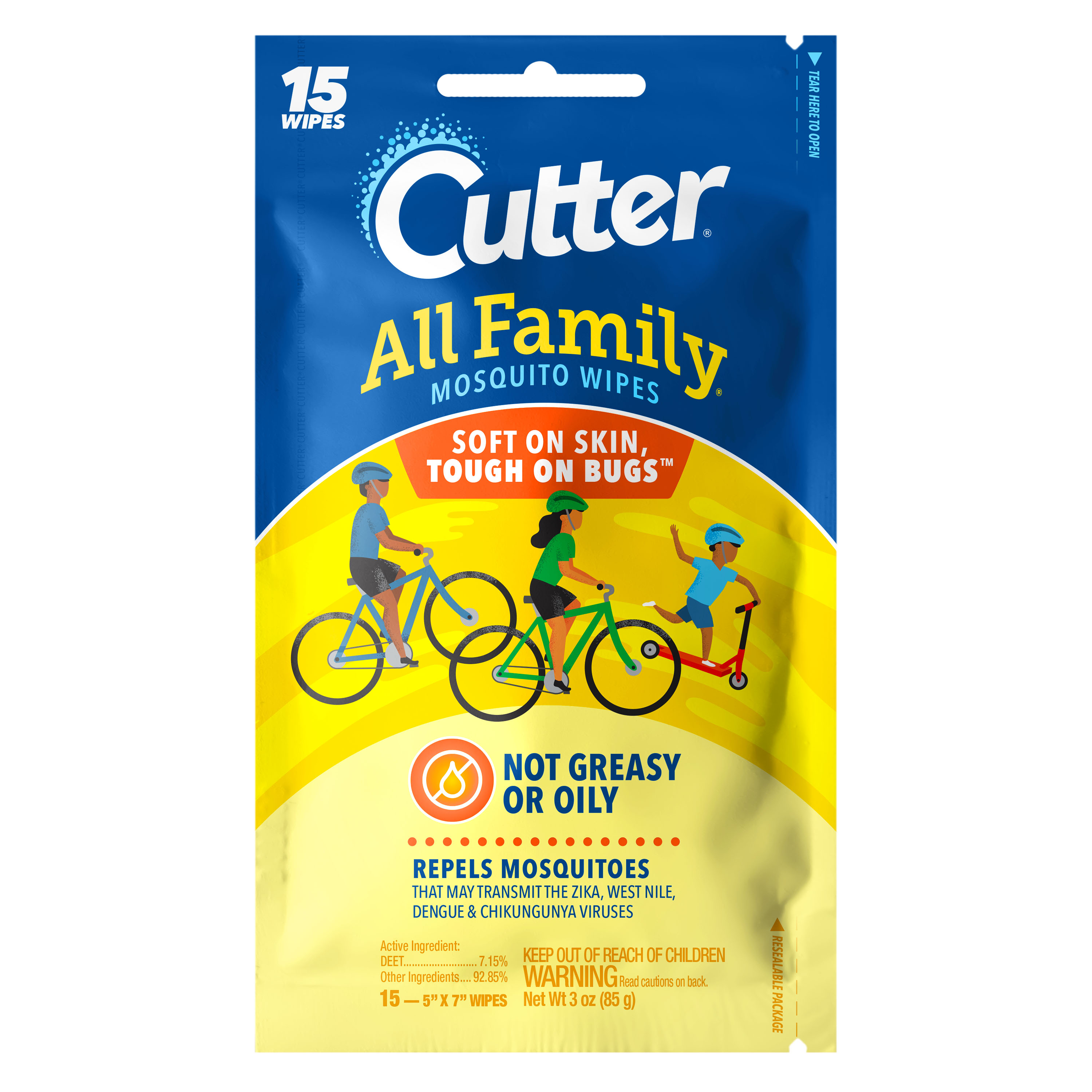 HG-95838 All Family 15ct Wipes Front