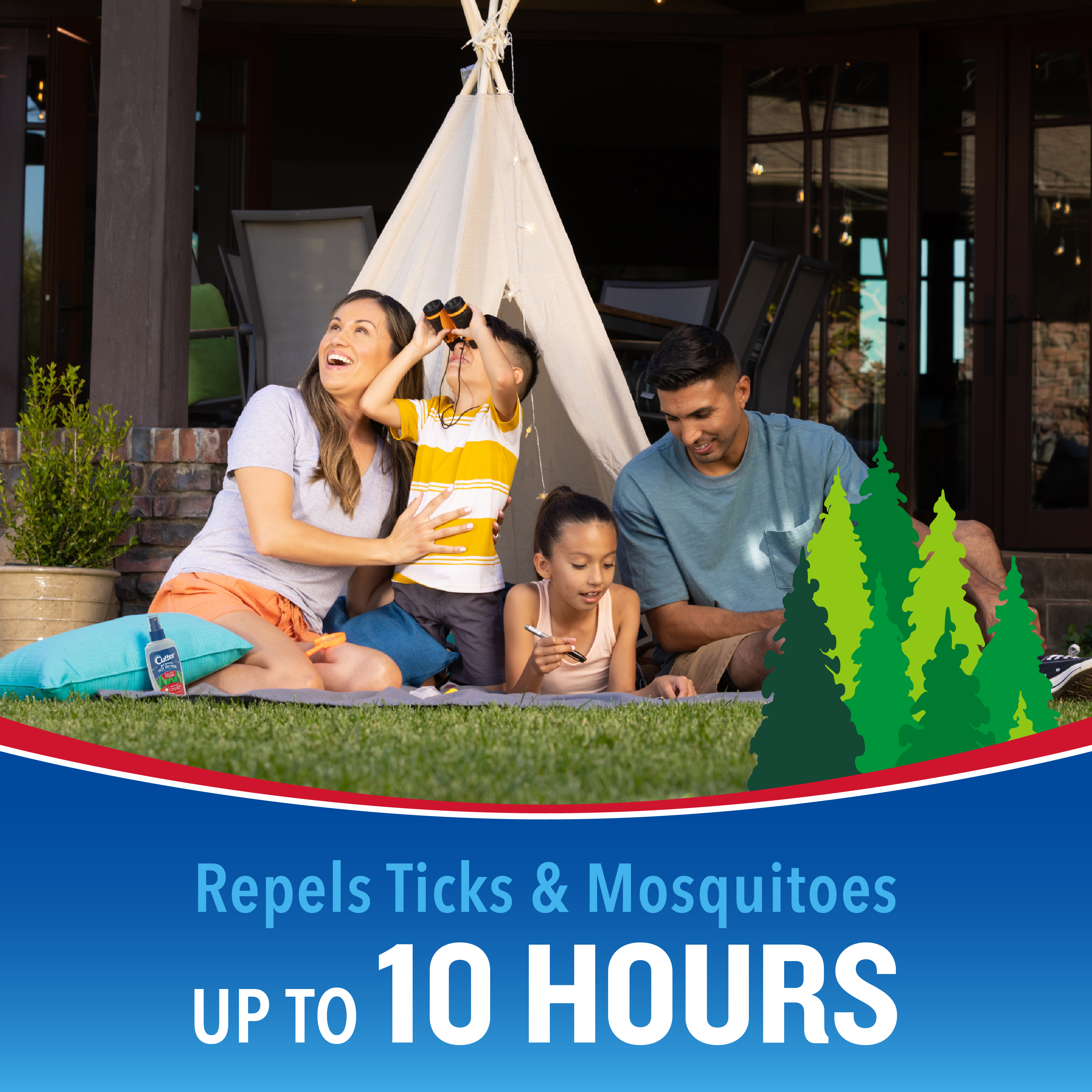HG-96851 Backwoods® Tick Defense® Insect Repellent 6 oz (Pump Spray) - Repels up to 10 Hours