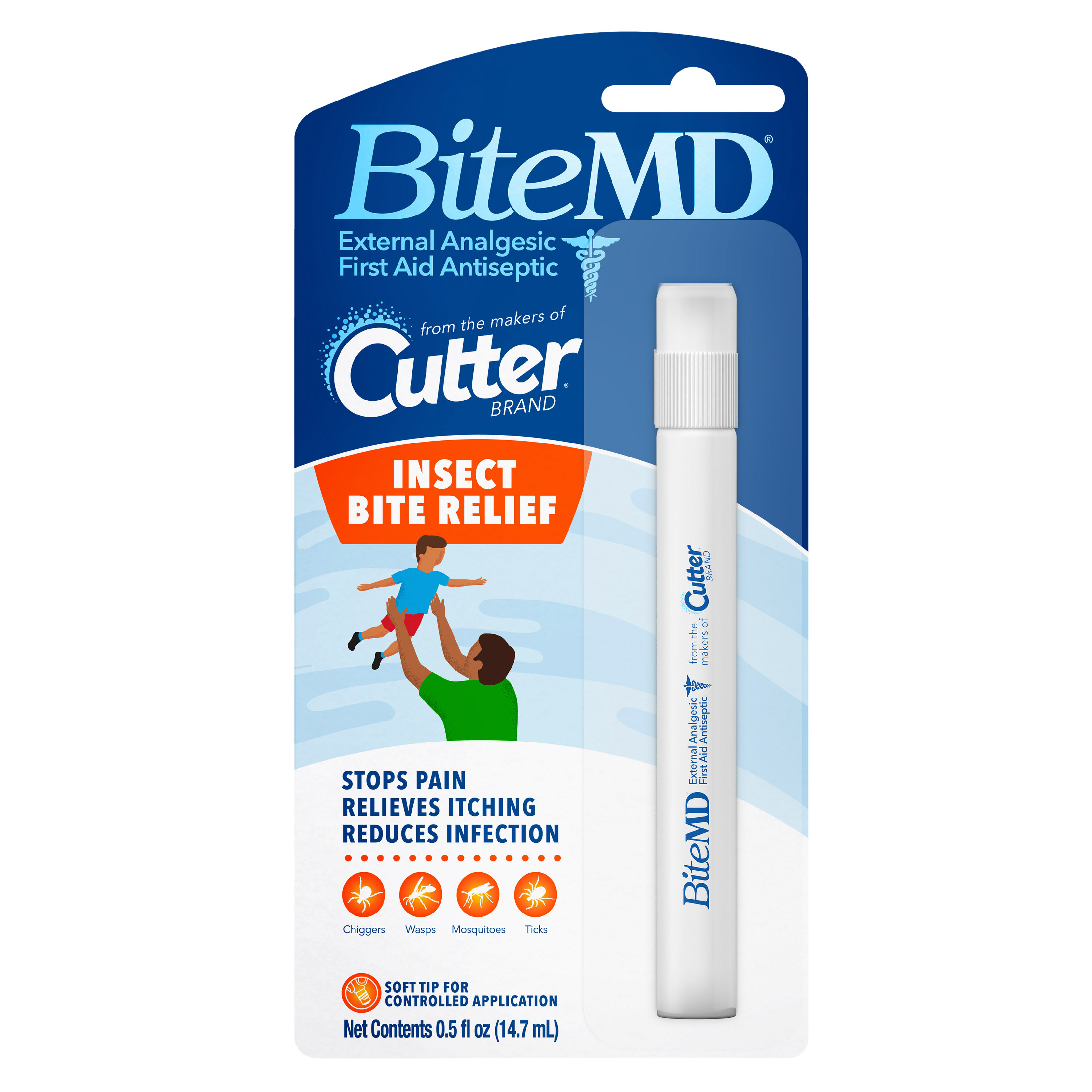 HG-95614 Bite MD Relief Stick 05oz Front